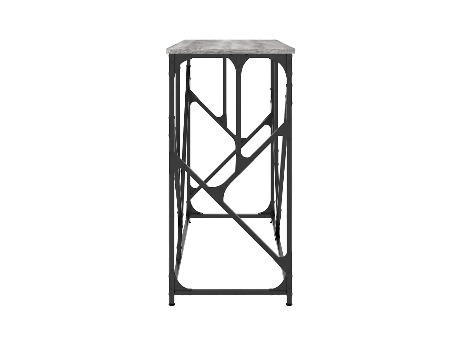 Sonoma grijze consoletafel 100x40x80 cm bewerkt hout