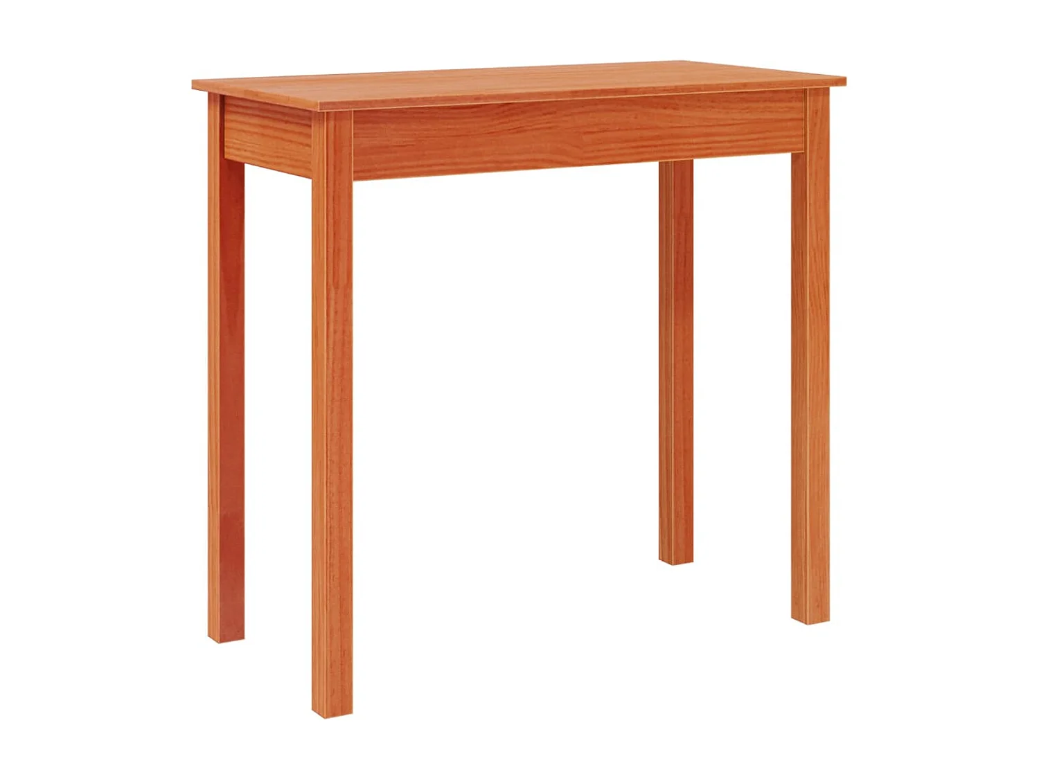 Honigbrauner Konsolentisch 80x40x75 cm aus massivem Kiefernholz