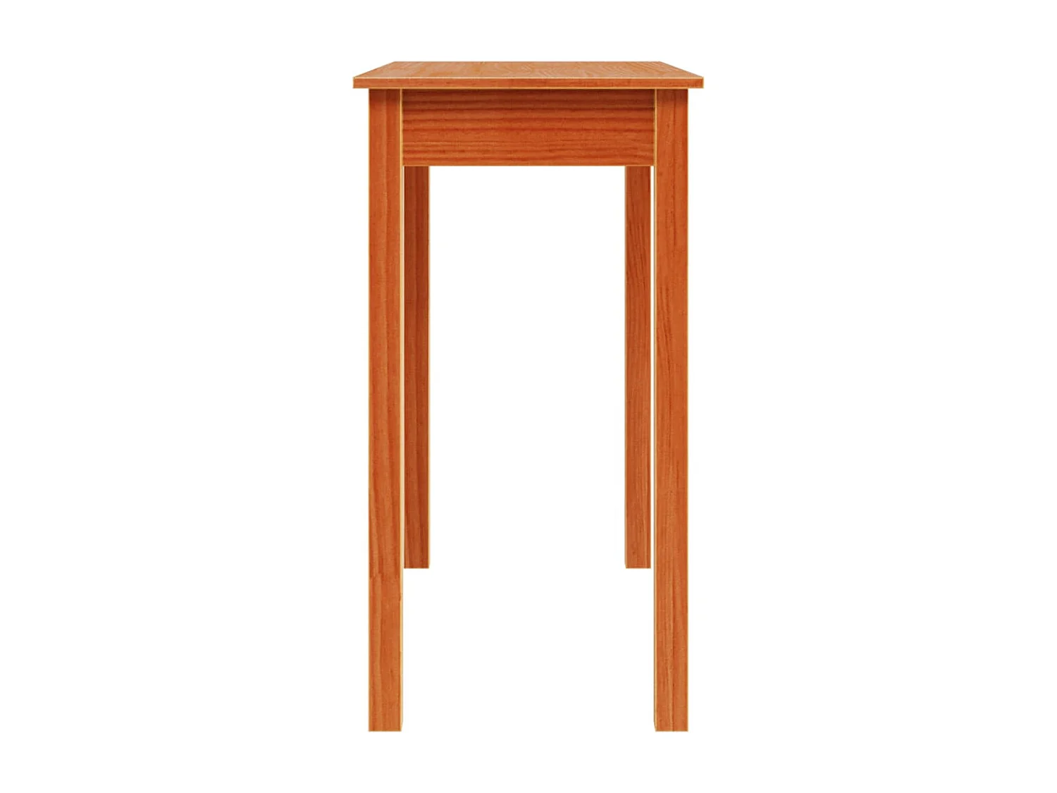 Honigbrauner Konsolentisch 80x40x75 cm aus massivem Kiefernholz
