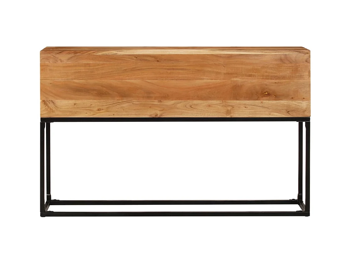 Table console 120x30x75 cm Bois d'acacia massif