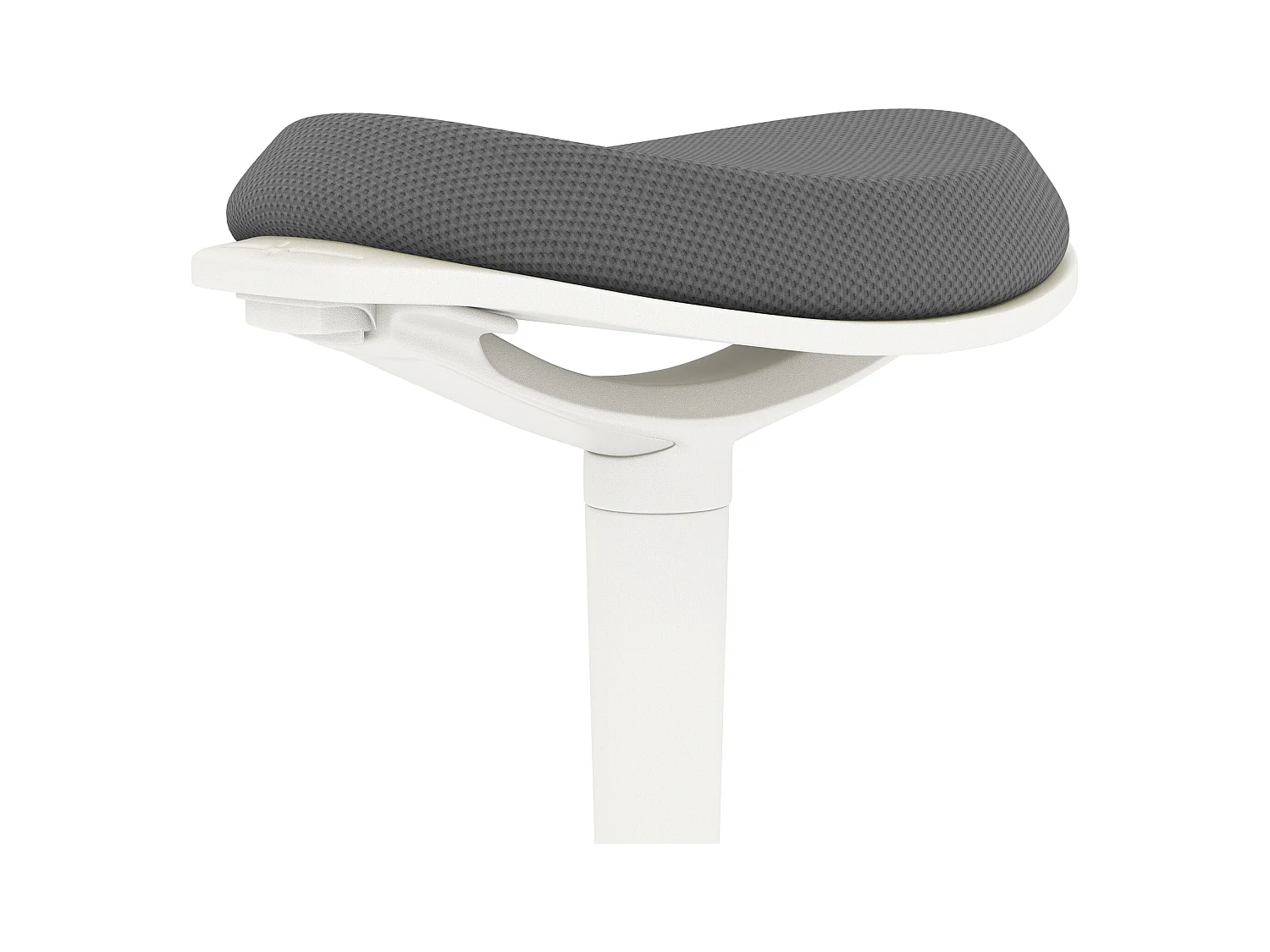 Siège de bureau ergonomique, pivotant, ajustable en hauteur, tissu mesh gris, pour un confort optimal (42.5x35.5x56.5-71.5 cm)