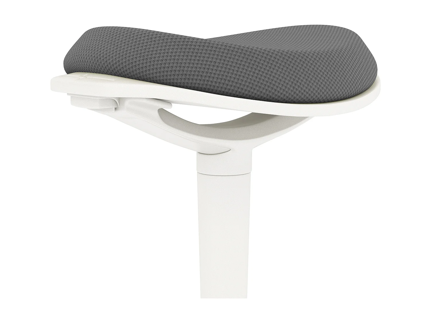 Siège de bureau ergonomique, pivotant, ajustable en hauteur, tissu mesh gris, pour un confort optimal (42.5x35.5x56.5-71.5 cm)