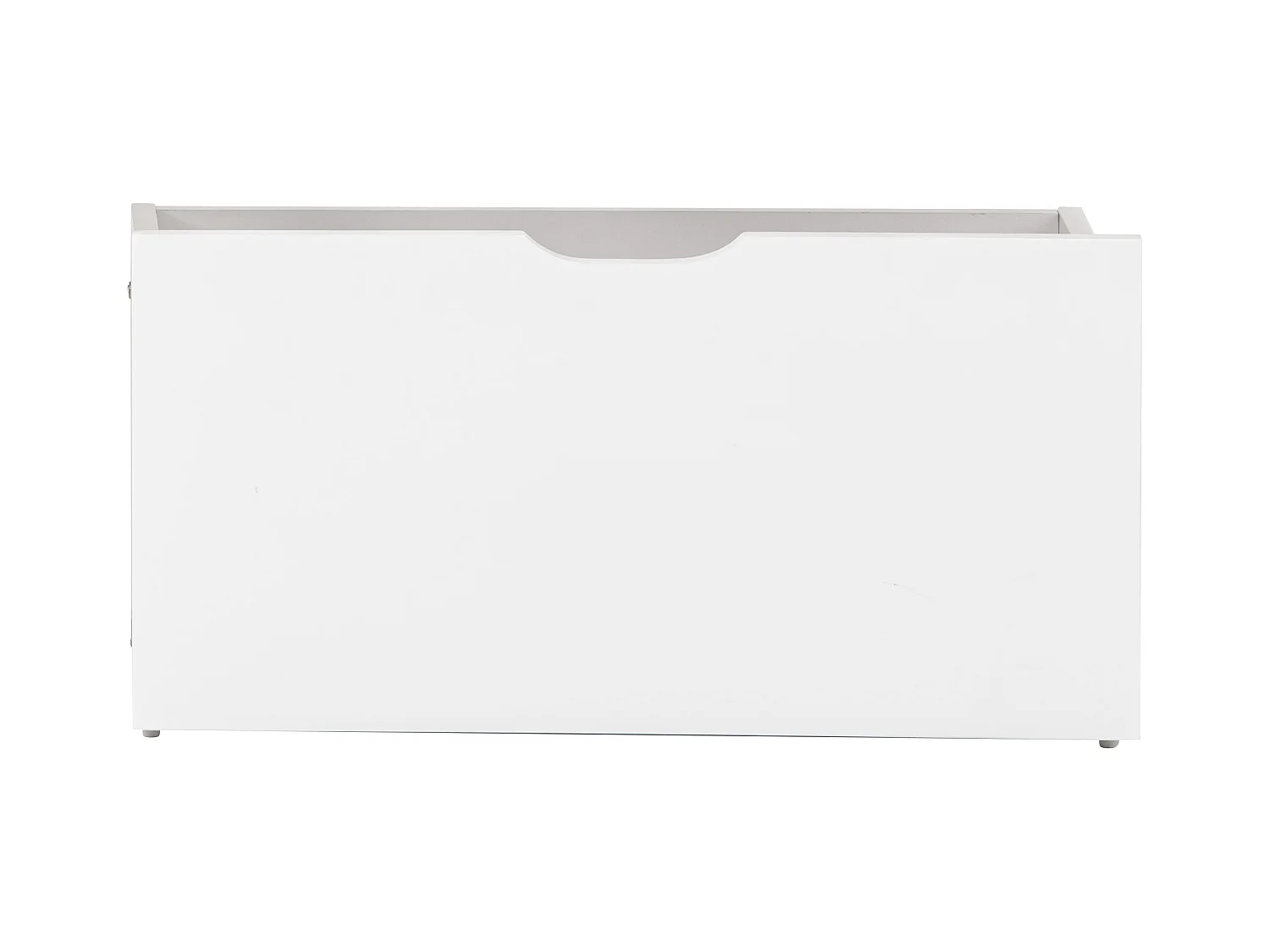 Tiroirs de rangement pour lit enfant, bois massif, blanc (87x44x15.5cm)