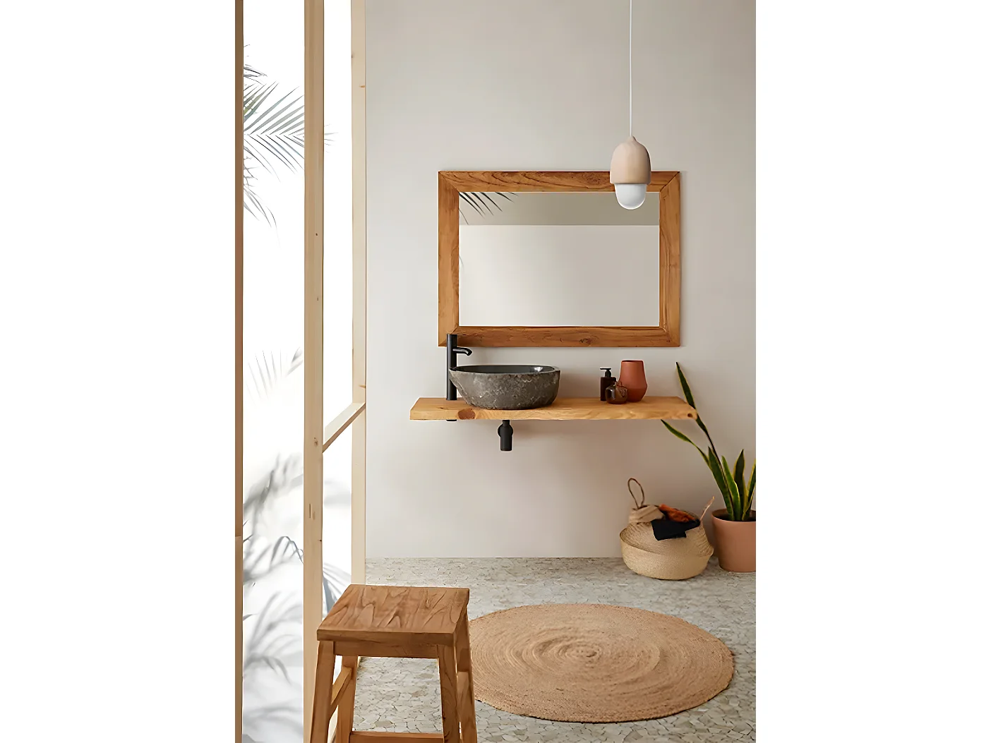 Carrelage de mosaïque/Plaque mosaïque mur et sol en marbre naturel coloris marron - 30 x 30 cm