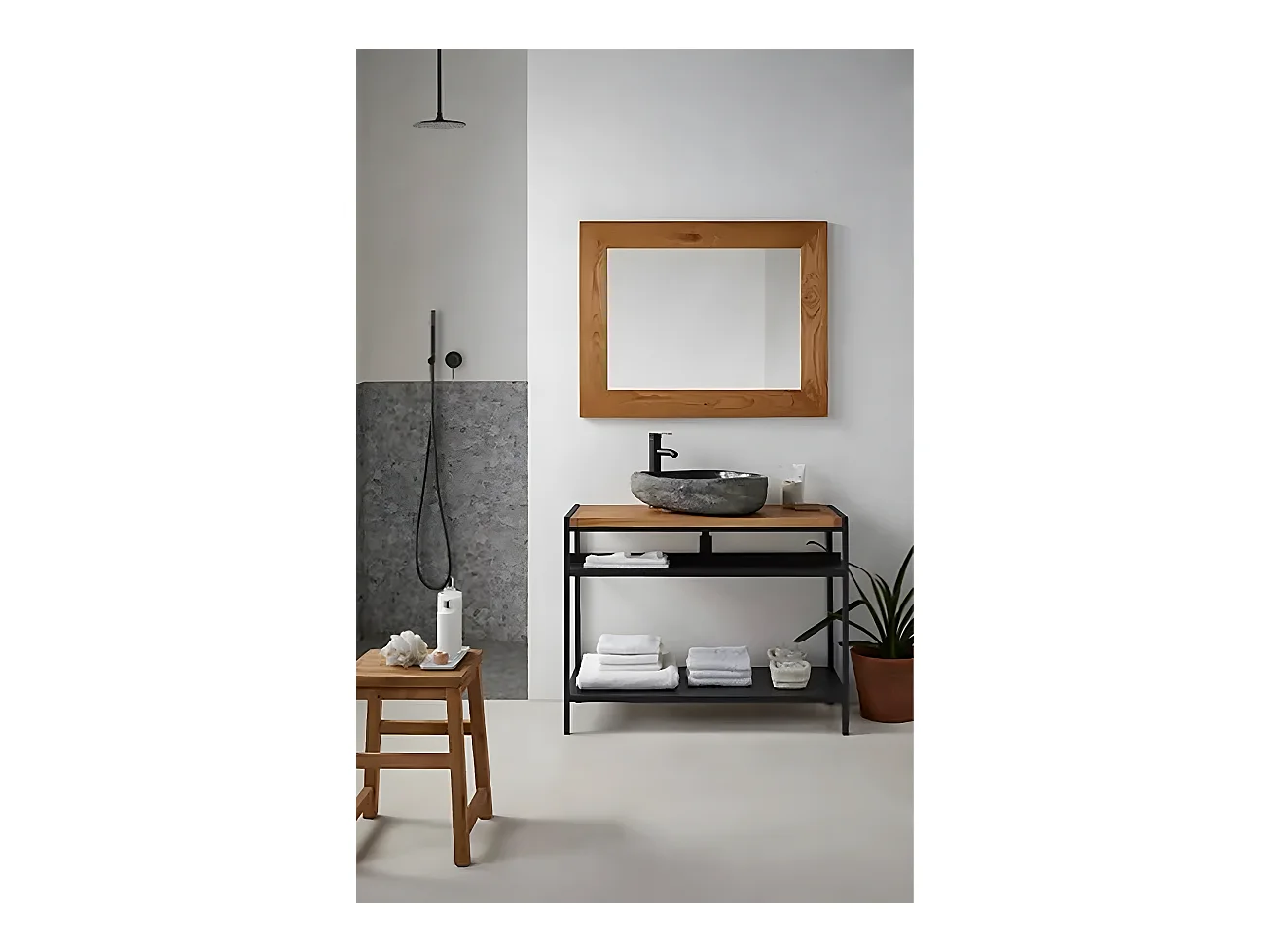 Carrelage de mosaïque (Boite de 1m²)/ Plaque mosaïque mur et sol en marbre naturel coloris gris - 30 x 30 cm