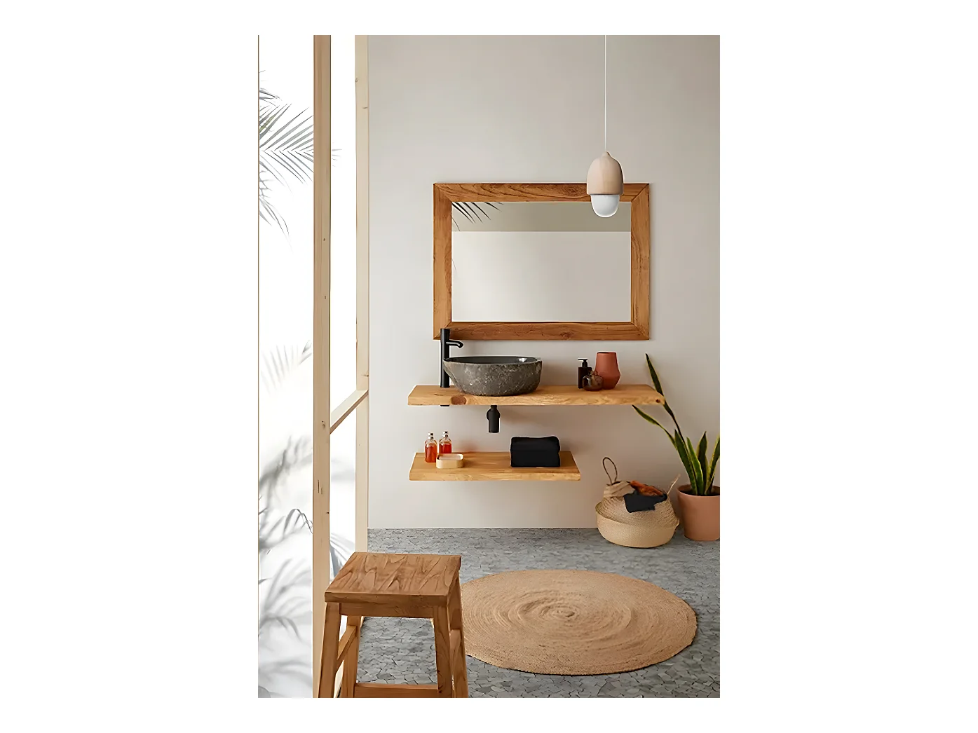 Carrelage de mosaïque (Boite de 1m²)/ Plaque mosaïque mur et sol en marbre naturel coloris gris - 30 x 30 cm