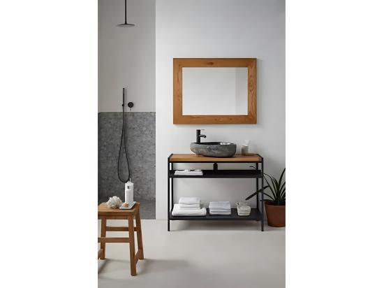 vente unique Carrelage de mosaïque (Boite de 1m²)/ Plaque mosaïque mur et sol en marbre naturel coloris gris - 30 x 30 cm