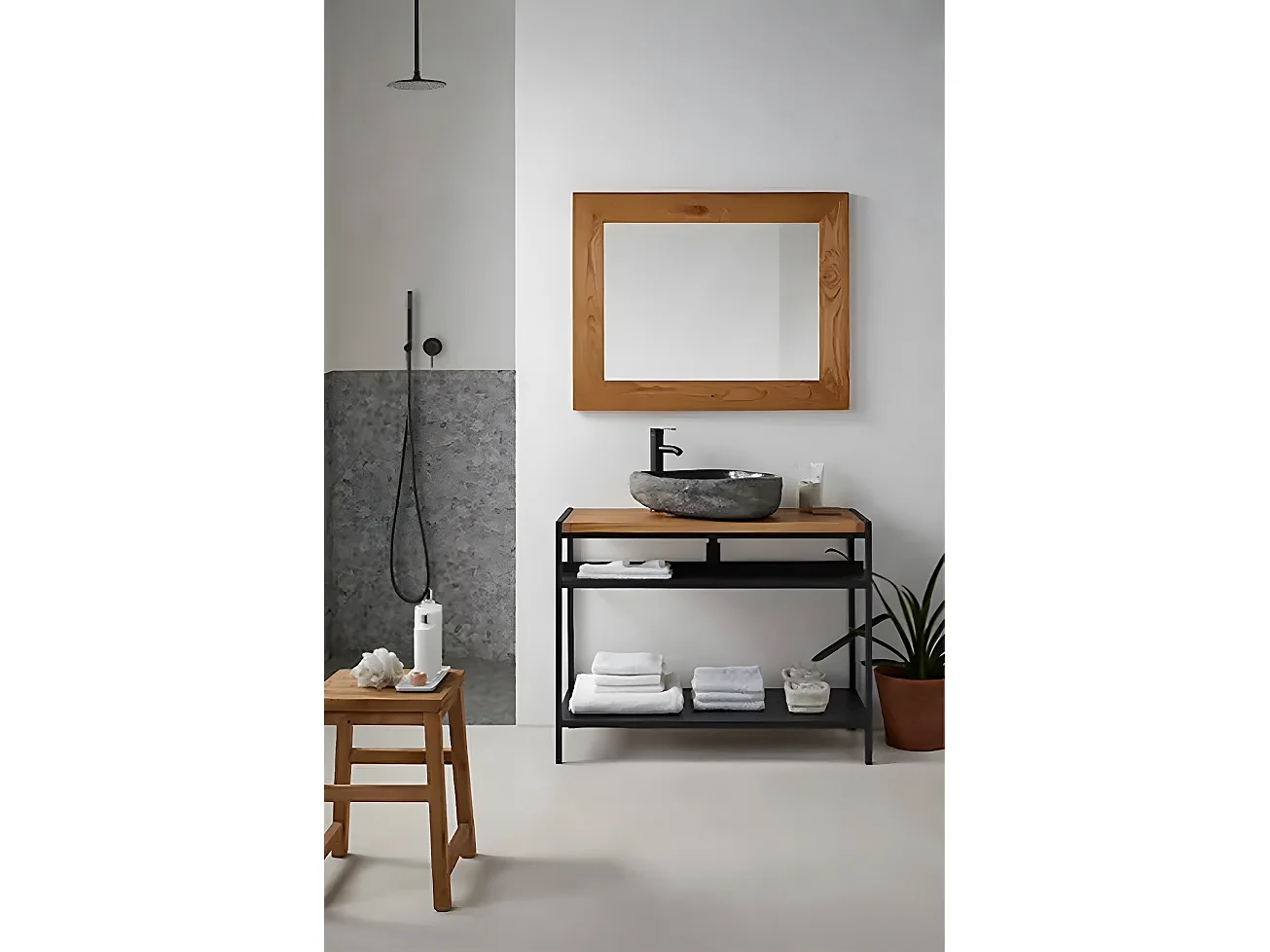 Carrelage de mosaïque (Boite de 1m²)/ Plaque mosaïque mur et sol en marbre naturel coloris gris - 30 x 30 cm