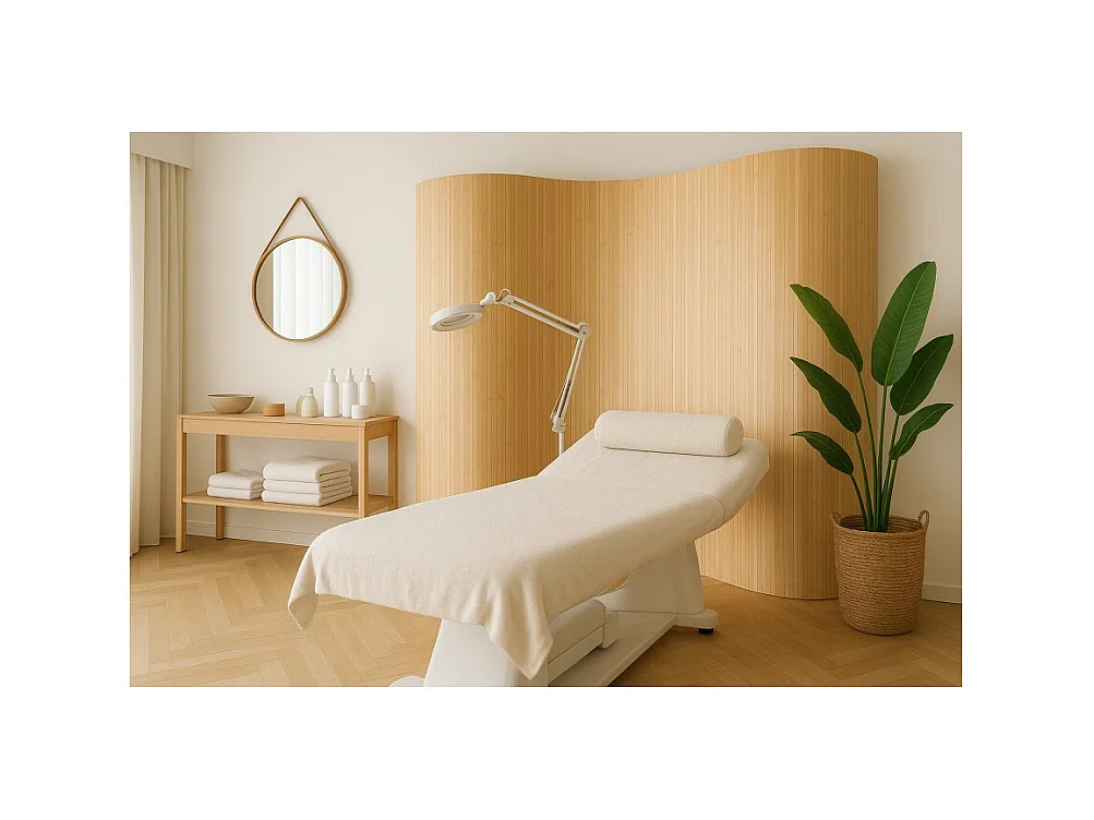 Paravent bambou brun 200 x 250 cm