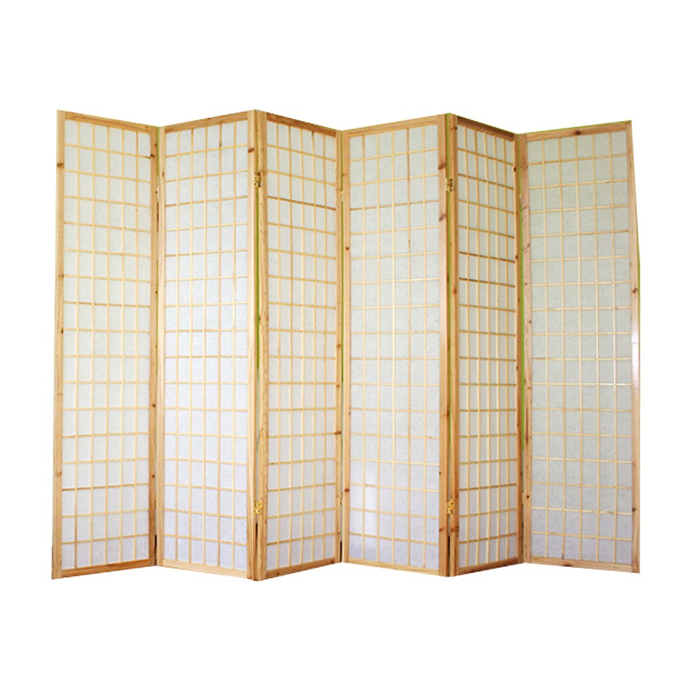 Paravent Shoji Homestyle4u – 3 Panneaux, Bois, 170x120 Cm, Séparateur Pièce