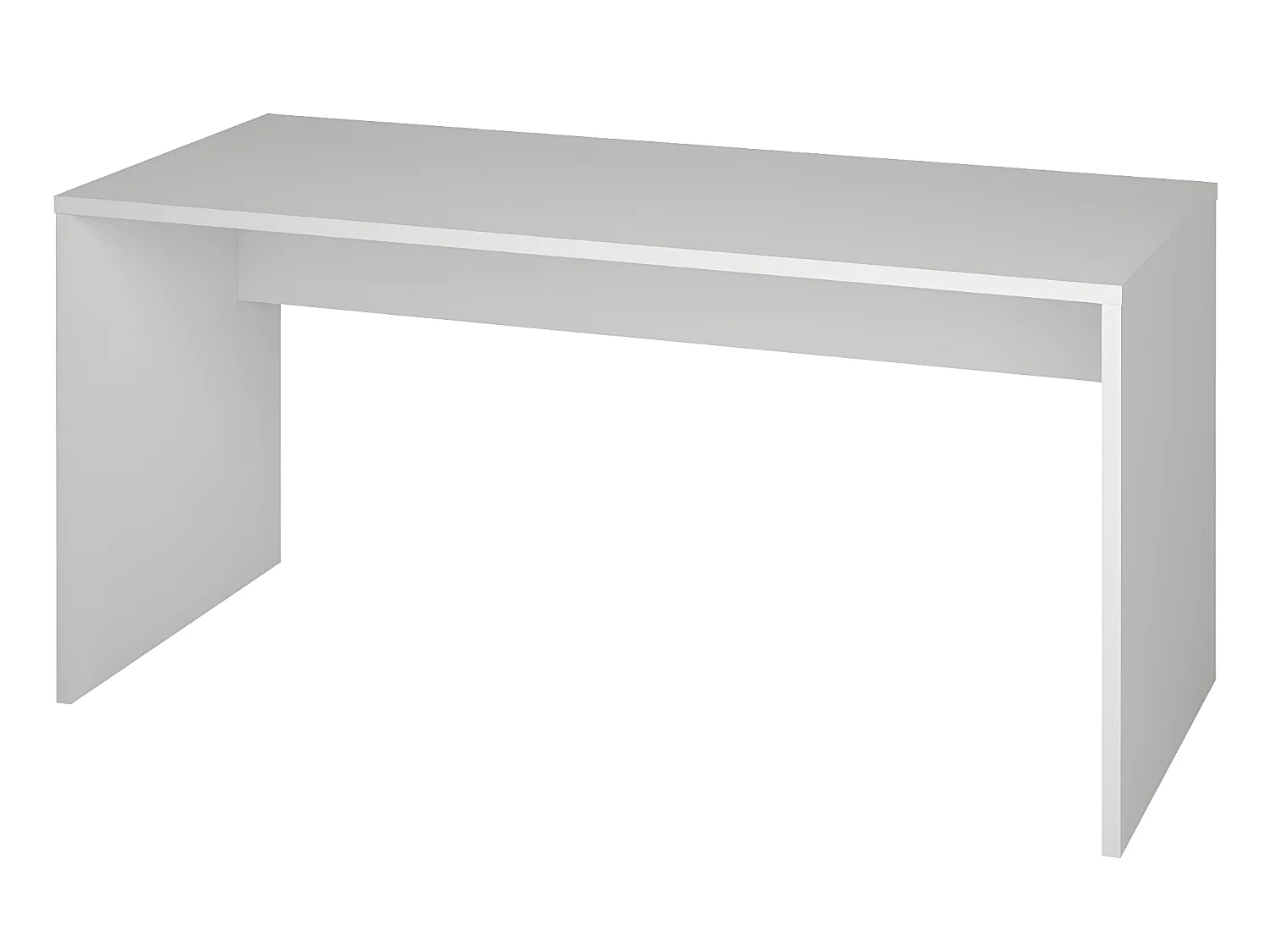 Bureau coloris blanc - Hauteur 75 x Longueur 160 x Profondeur 68 cm