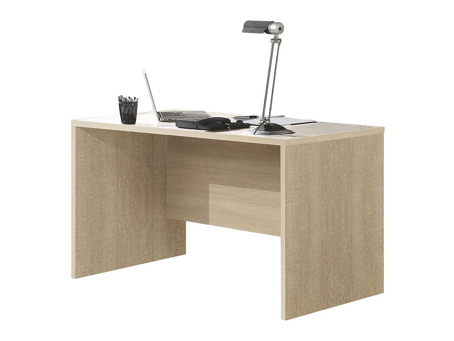 Bureau coloris Chêne Cambrian -longueur 150 x profondeur 75 cm