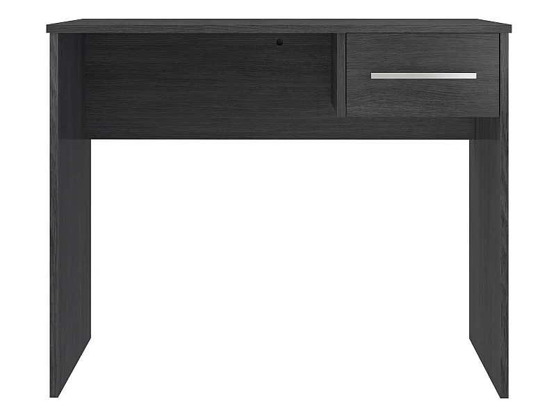 Bureau en panneau de particules mélaminés coloris gris - Longueur 50 x Profondeur 90 x Hauteur 73 cm