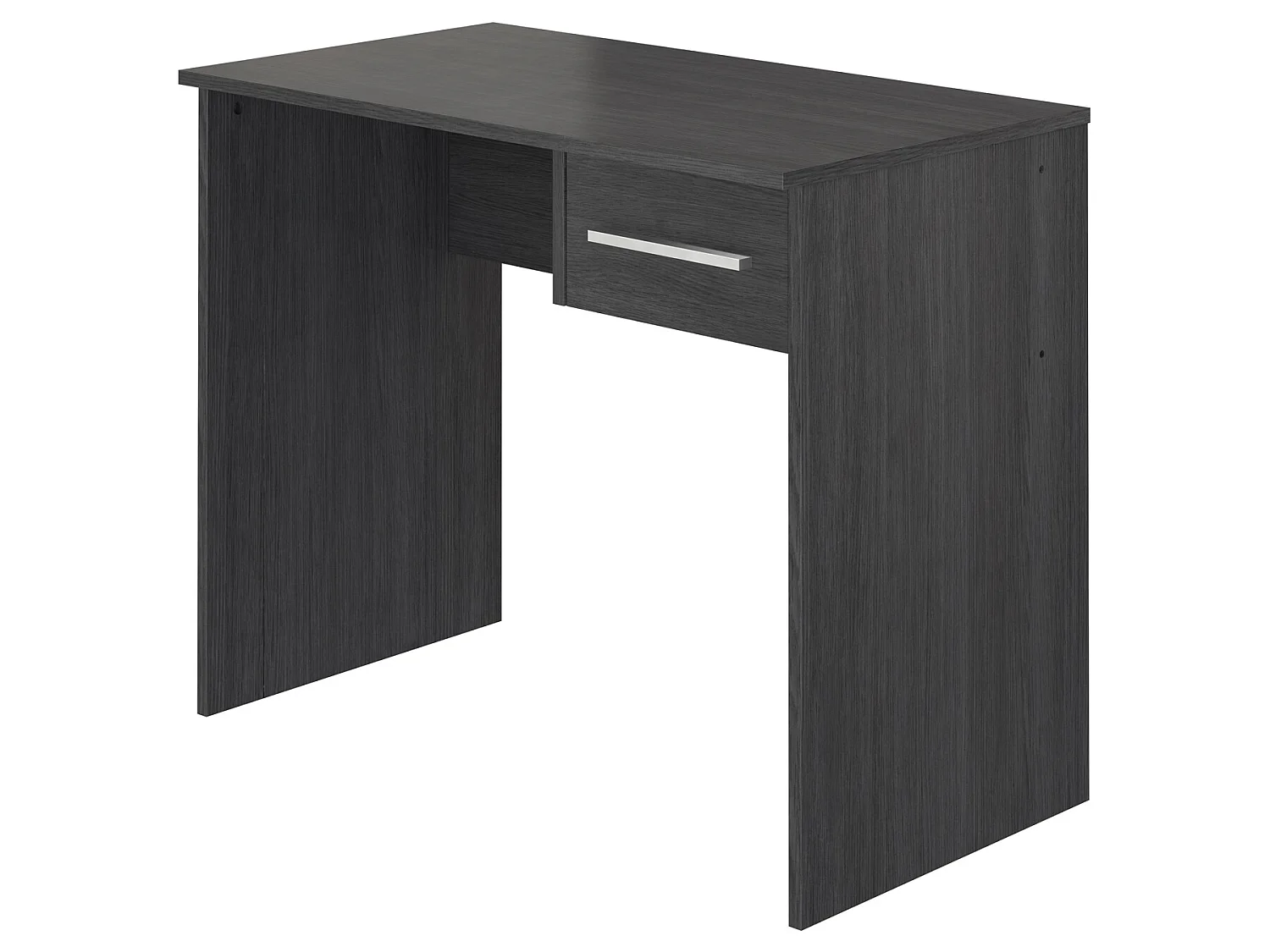 Bureau en panneau de particules mélaminés coloris gris - Longueur 50 x Profondeur 90 x Hauteur 73 cm