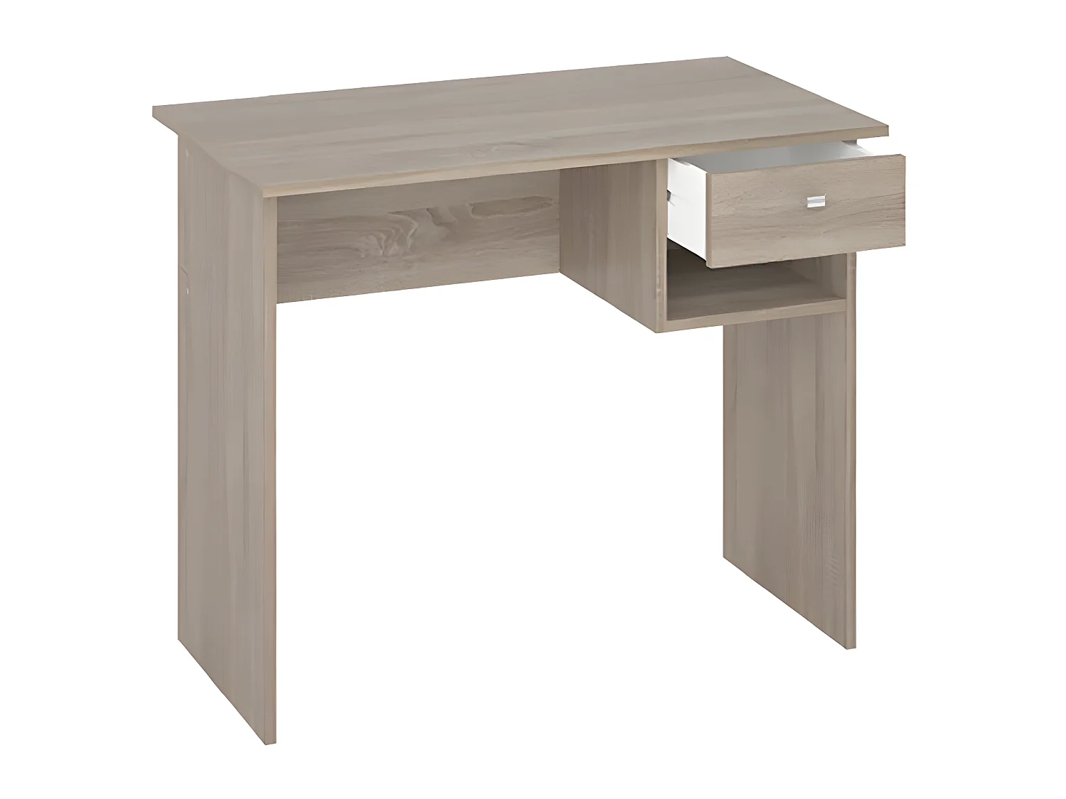Bureau coloris chêne cortez - Hauteur 74 x Longueur 90 x Profondeur 50 cm