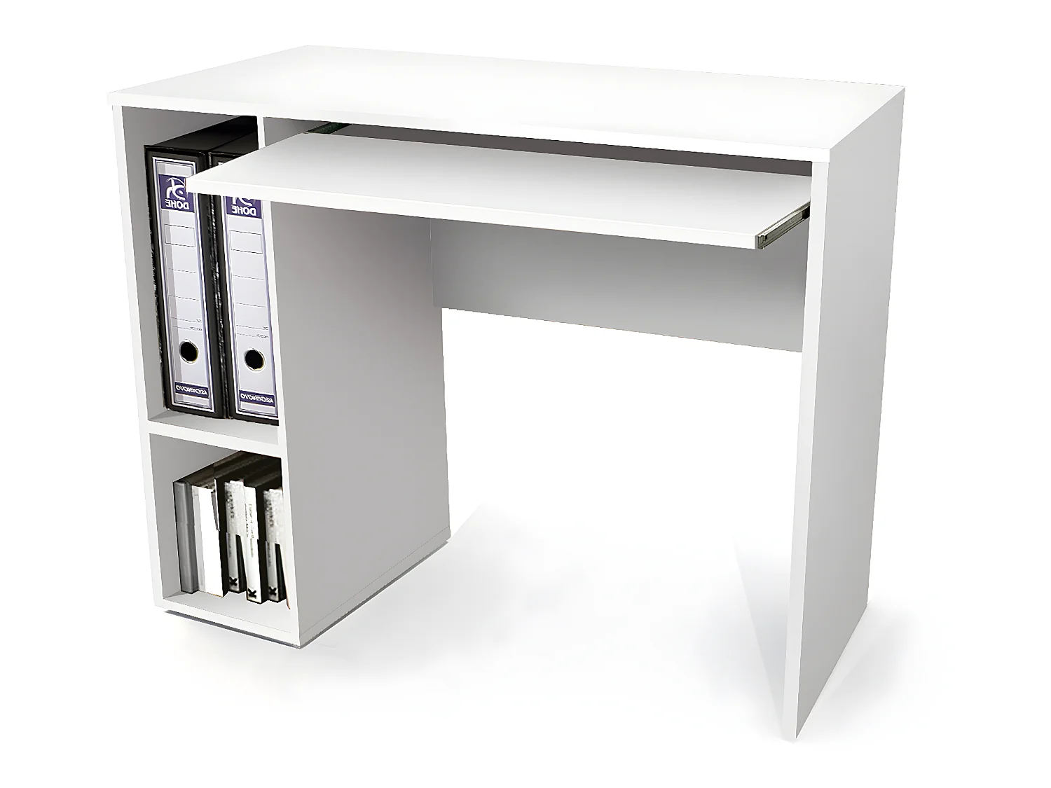 Bureau coloris Blanc - longueur 90 x profondeur 45 cm