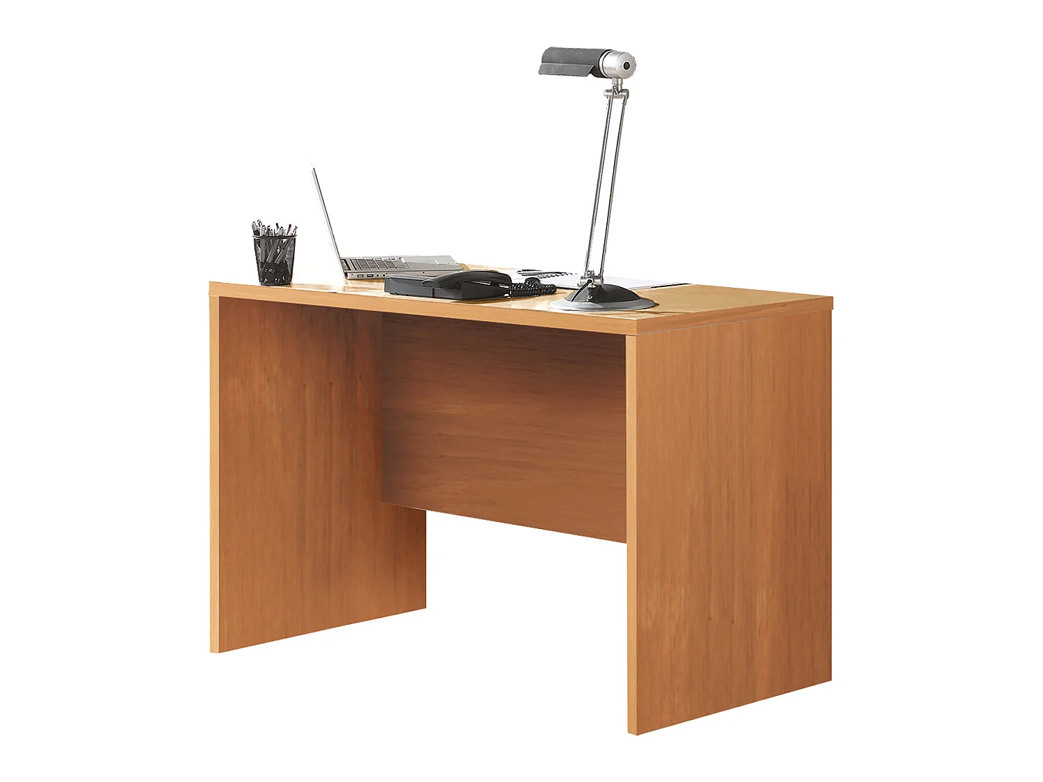 Bureau coloris merisier - longueur 120 x profondeur 60 cm