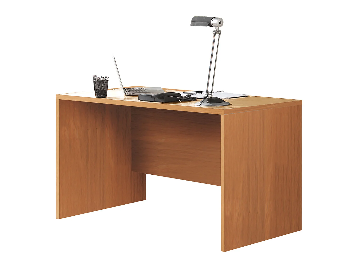 Bureau coloris merisier - longueur 150 x profondeur 75 cm