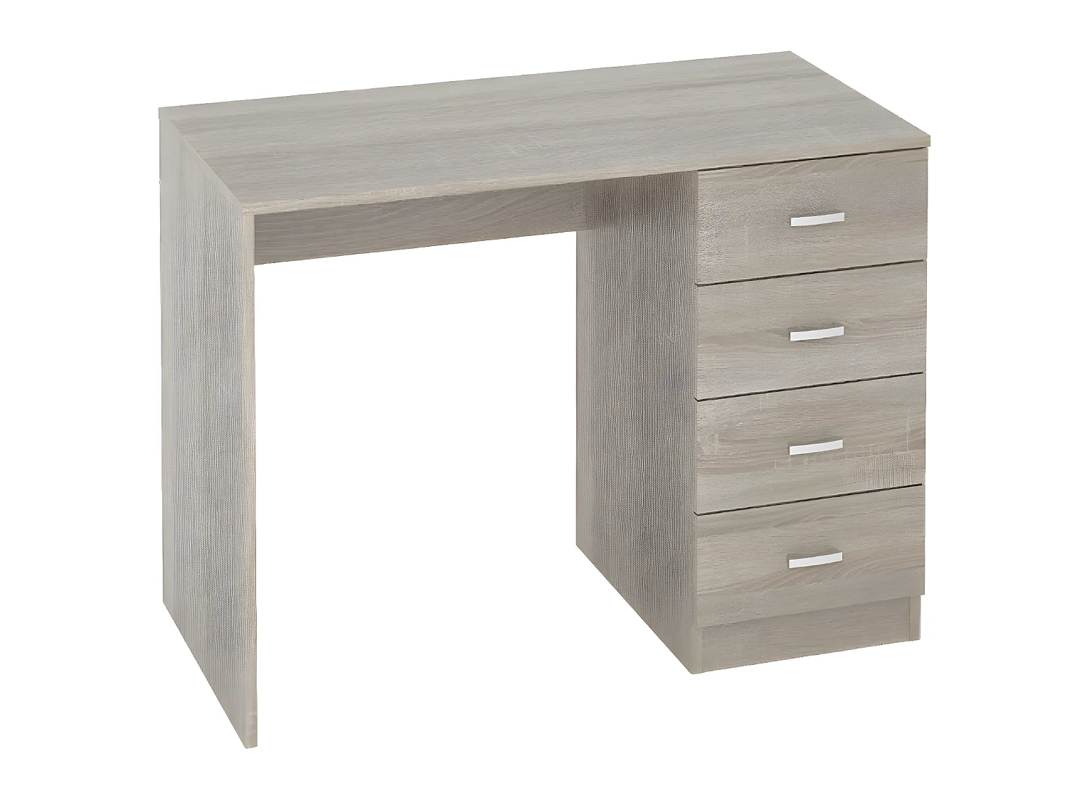 Bureau coloris chêne - Longueur 100 x Profondeur 50 x Hauteur 74 cm