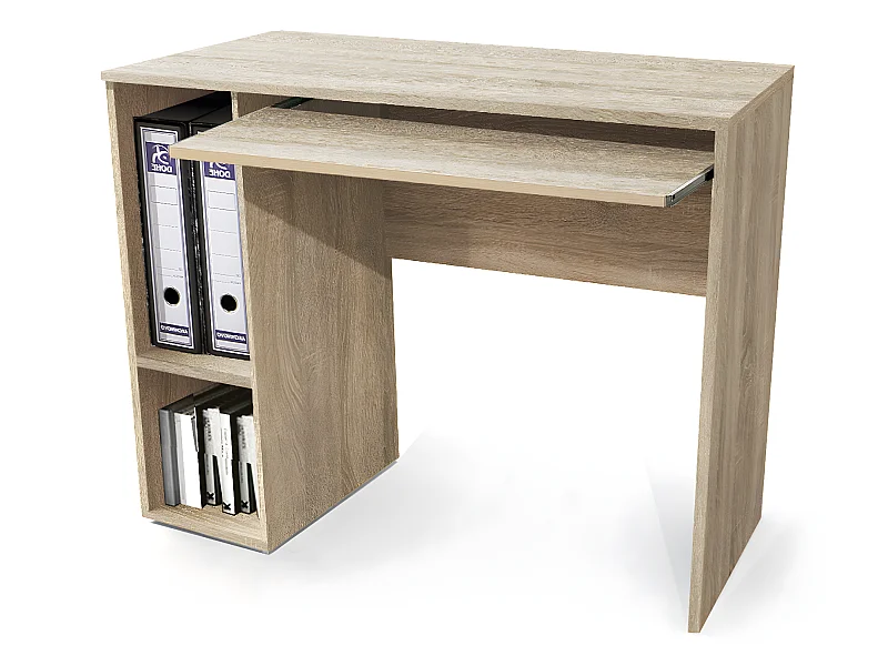 Bureau coloris Chêne Cambrian - longueur 90 x profondeur 45 cm