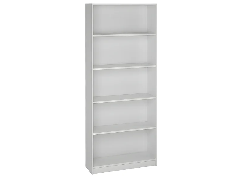 Bibliothèque / Etagère coloris blanc - Hauteur 180 x Longueur 75 x Profondeur 25 cm