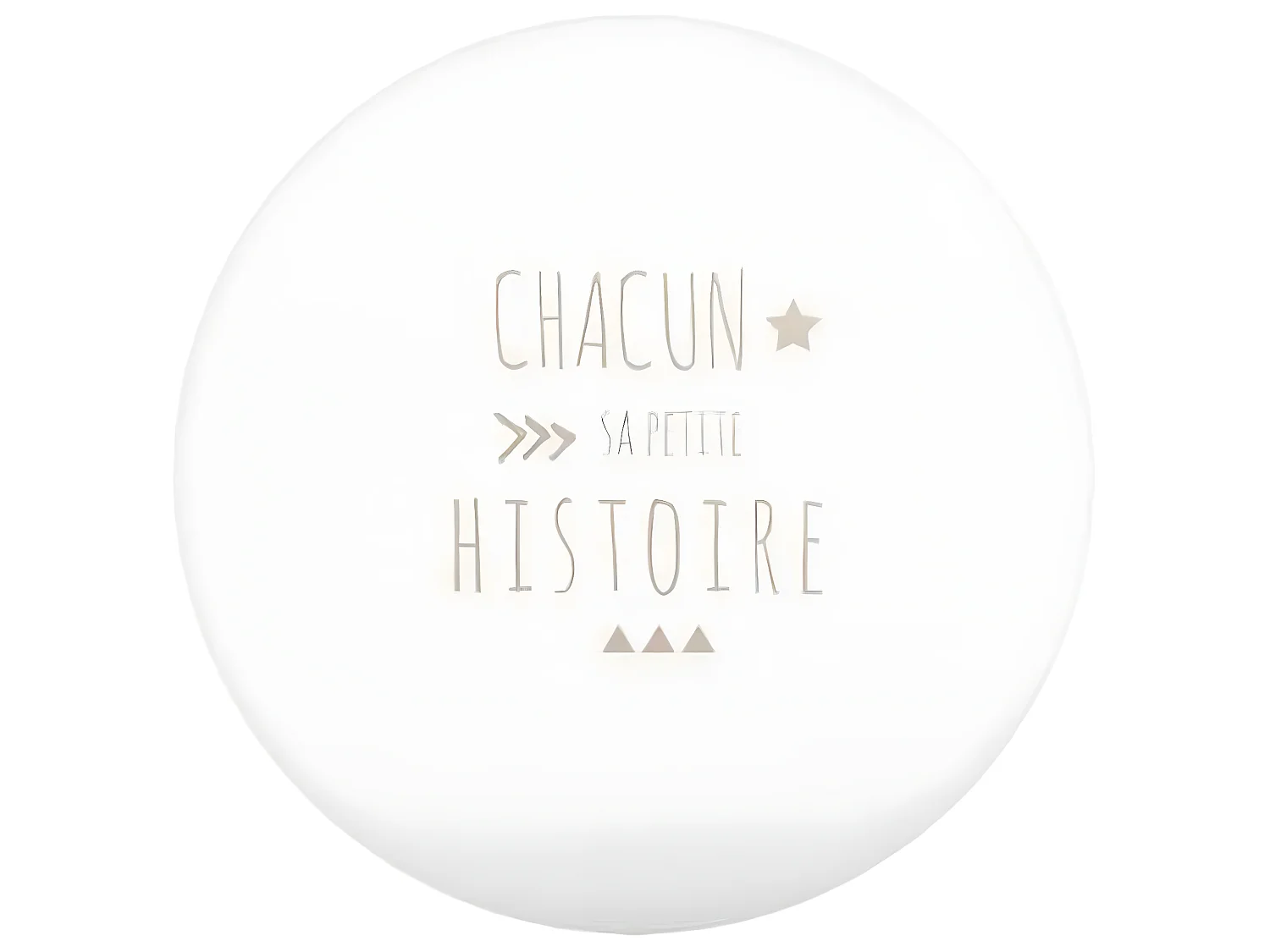 Bibliothèque enfant ronde en MDF et polypropylène, rose - Dim : L.40 x l.40 x H.59 cm