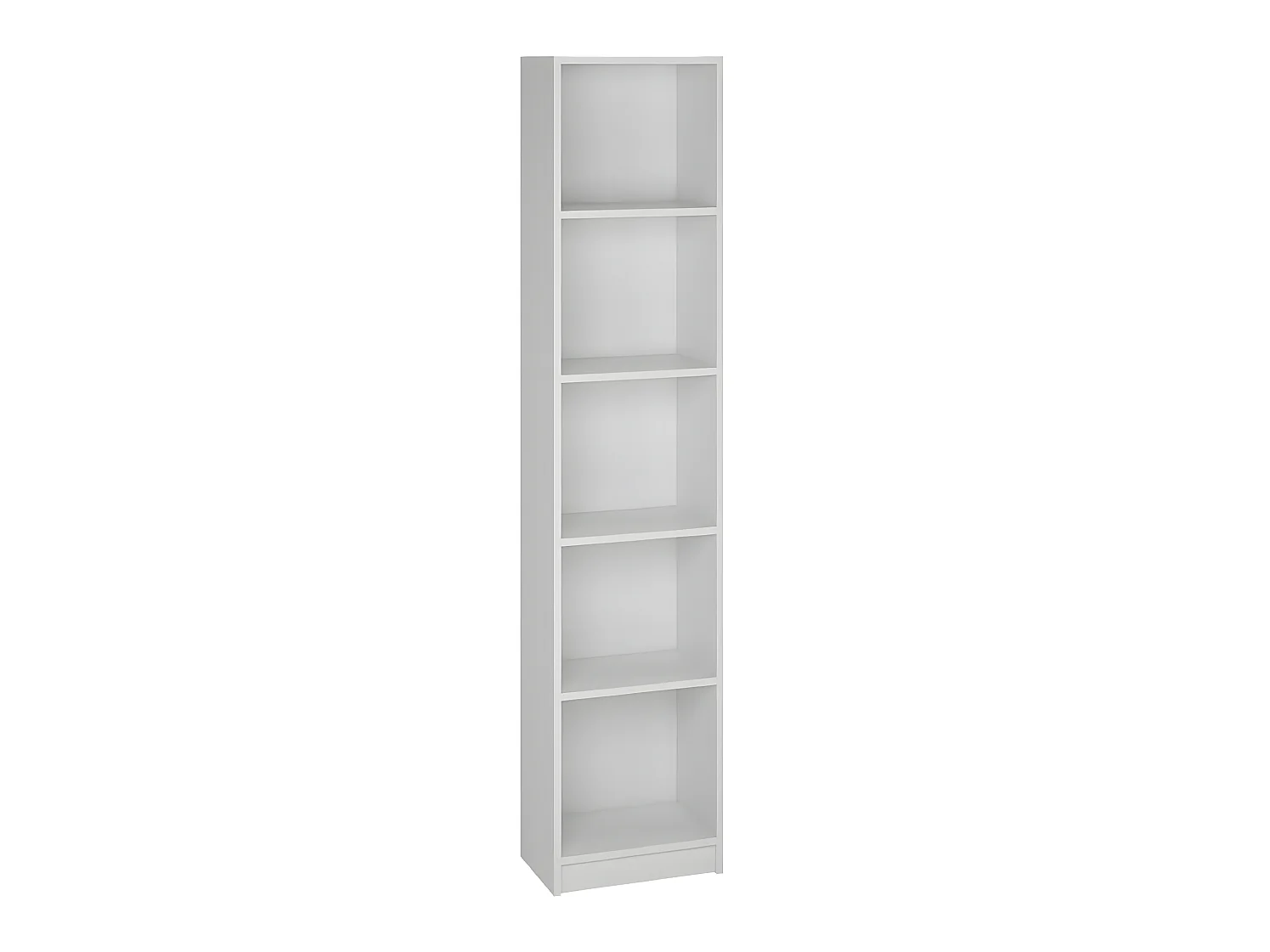 Bibliothèque / Etagère coloris blanc - Hauteur 180 x Longueur 39 x Profondeur 25 cm