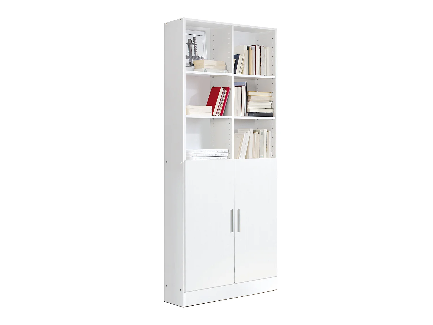 Etagère / bibliothèque coloris Chêne Cambrian - longueur 82 x profondeur 35 x hauteur 186 cm