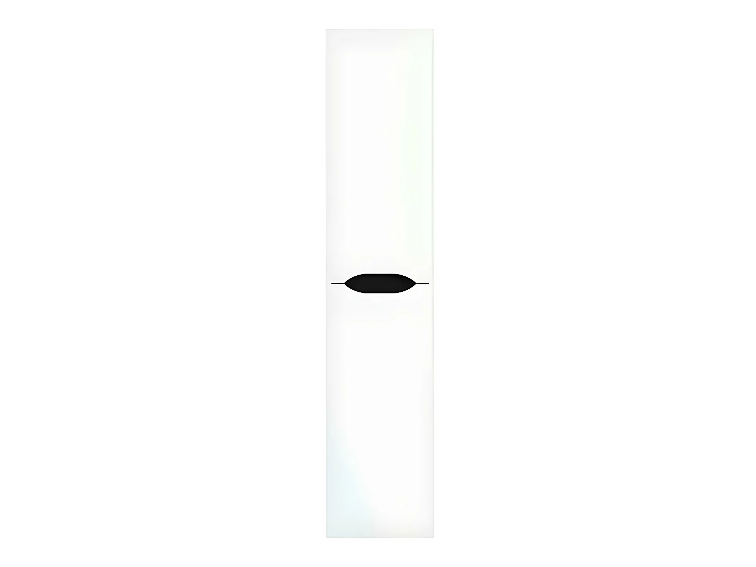 Colonne Meuble salle de bain en mélamine laqué blanc brillant - Longueur 30 x profondeur 27 x Hauteur 140 cm
