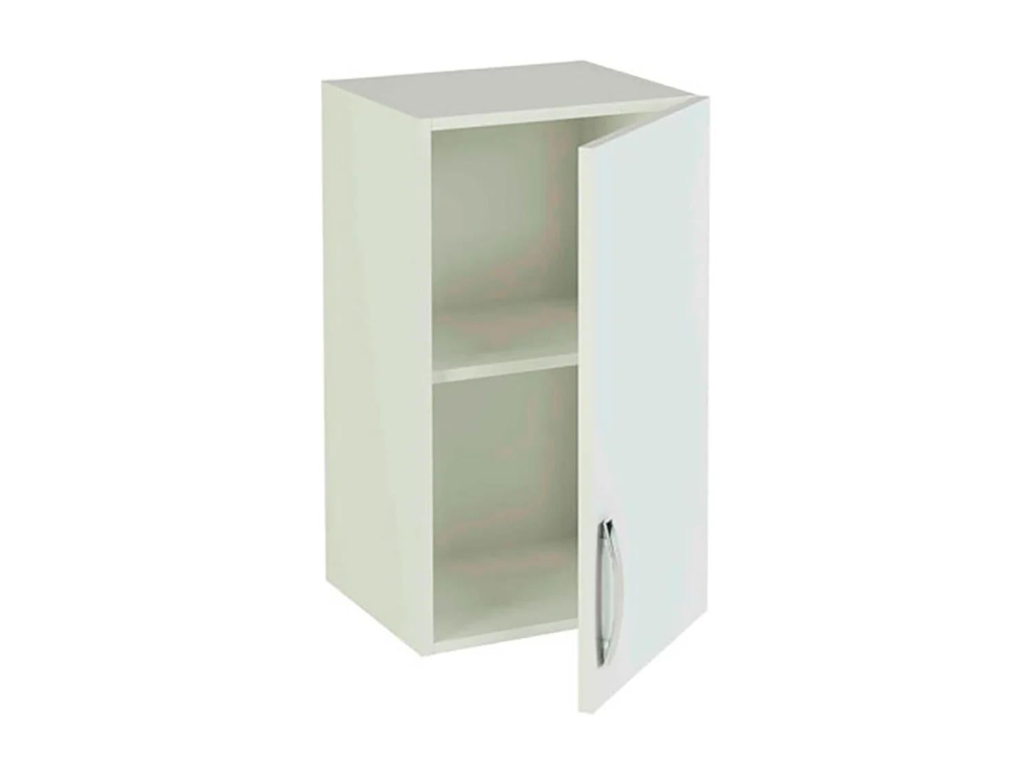 Meuble haut de cuisine 1 porte coloris blanc - Hauteur 70 x Longueur 40 x profondeur 35 cm