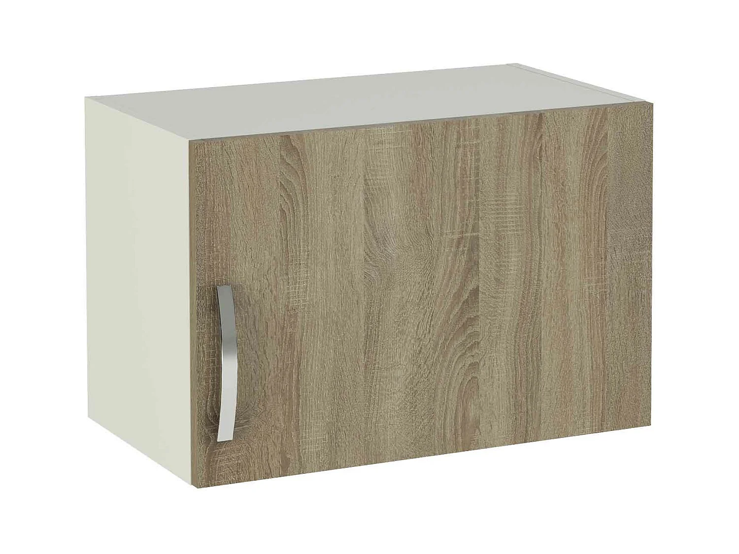 Meuble haut de cuisine 1 porte coloris chêne cortez - Hauteur 40 x Longueur 60 x profondeur 33 cm