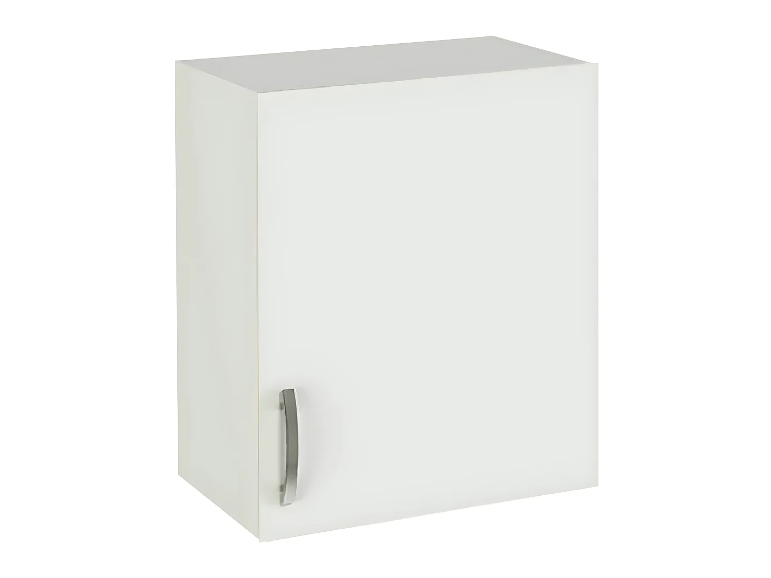 Meuble haut de cuisine 1 porte coloris blanc - Hauteur 70 x Longueur 60 x profondeur 33 cm