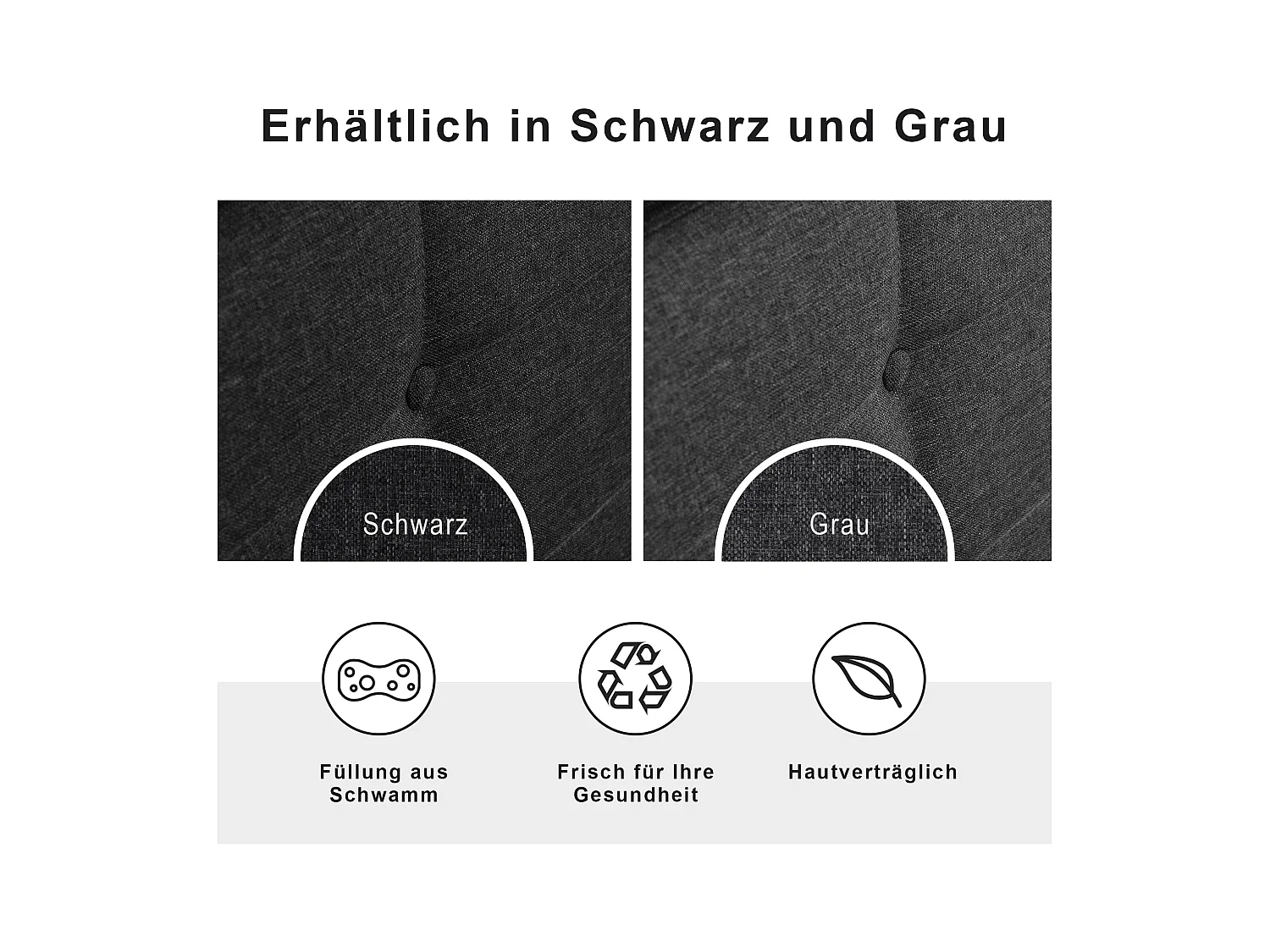 Lit coffre avec LED, 4 tiroirs, sommier bois, tête de lit réglable, revêtement lin gris (150x208x93.5-103 cm)