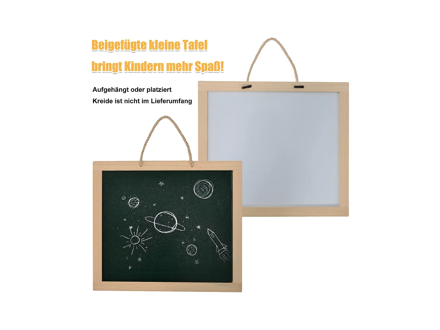 Lit enfant forme maison avec sommier à lattes et protection anti-chute, pin massif blanc, avec tableau effaçable (97x207x140.5cm)