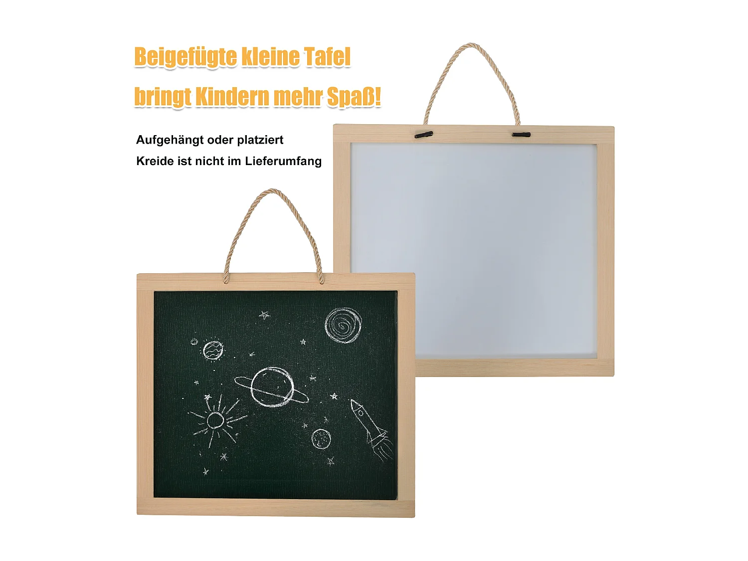 Lit enfant forme maison avec sommier à lattes et protection anti-chute, pin massif blanc, avec tableau effaçable (97x207x140.5cm)