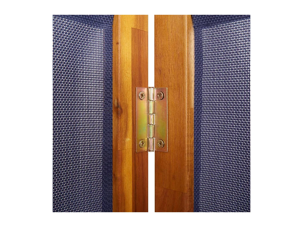 Mampara divisoria de 5 paneles azul oscuro 350x180 cm