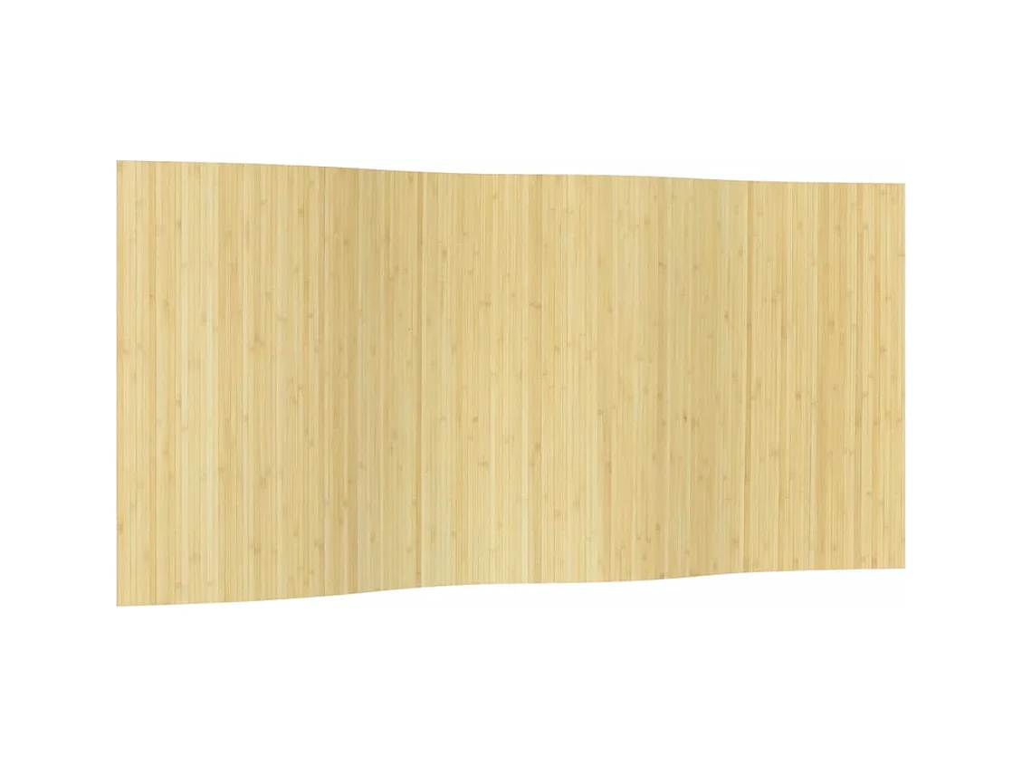 Lichte natuurlijke scheidingswand 165x400 cm bamboe