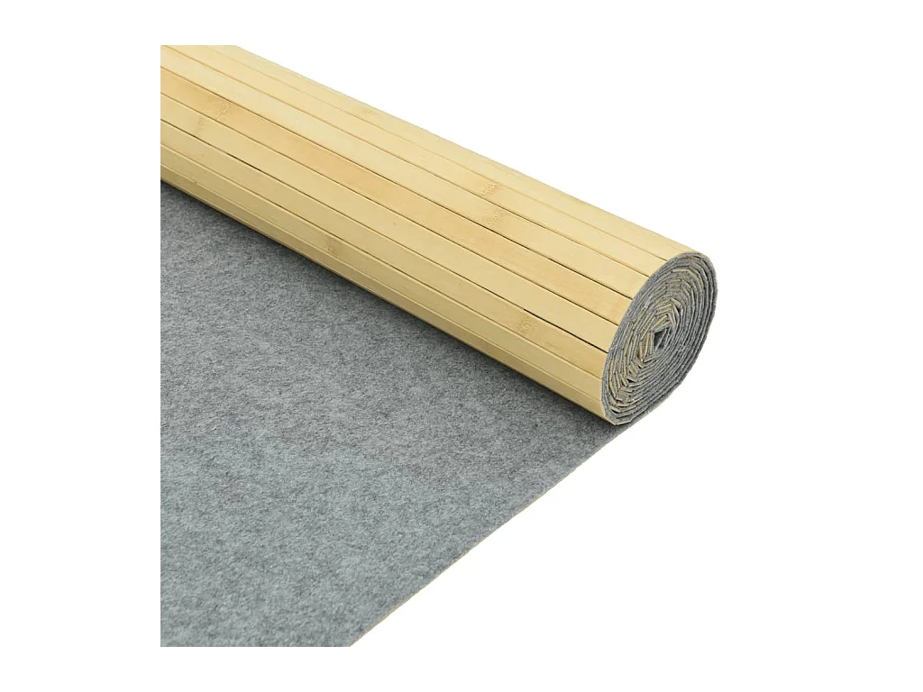 Lichte natuurlijke scheidingswand 165x400 cm bamboe