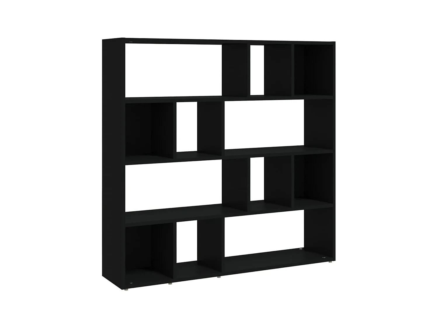 Boekenkast/Scheidingswand Zwart 105x24x102 cm