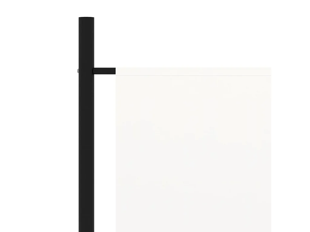 Parete divisoria a 3 pannelli Bianco 260x180 cm Tessuto
