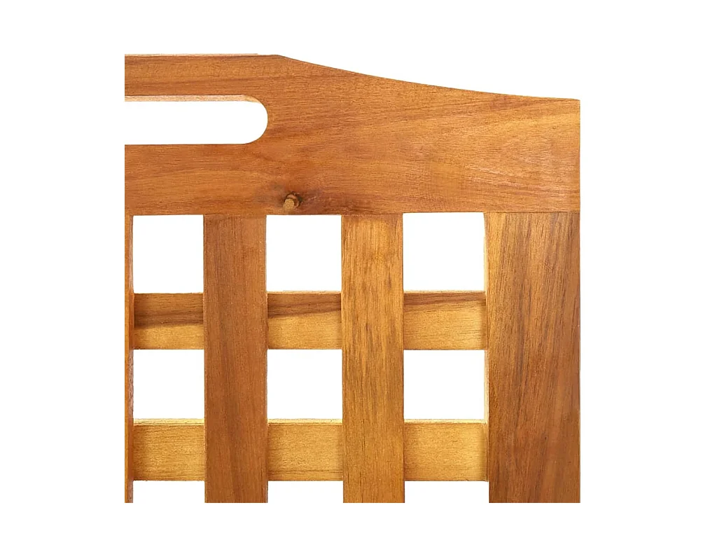 Parete divisoria a 4 pannelli 162x2x180 cm Legno di acacia