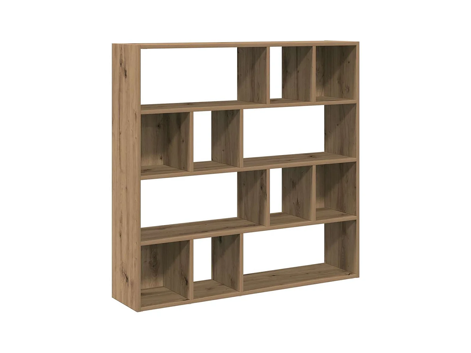 Bibliothèque/Séparateur de pièce chêne artisanal 105x24x102 cm