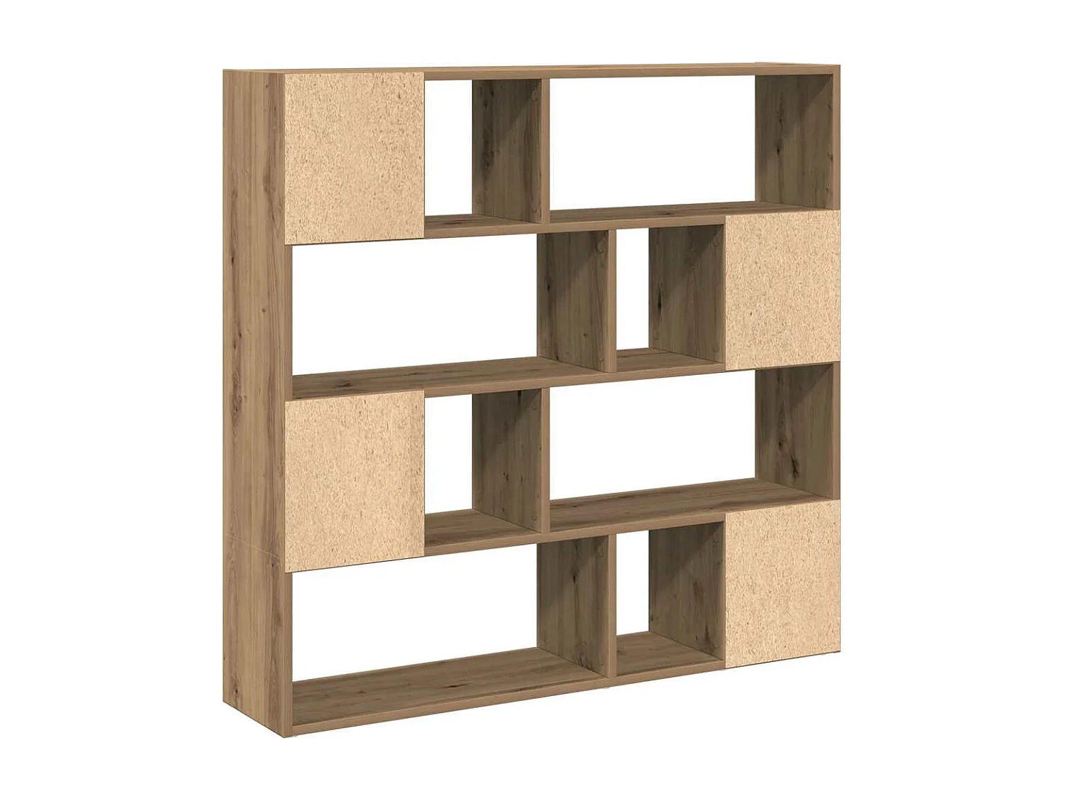 Bibliothèque/Séparateur de pièce chêne artisanal 105x24x102 cm