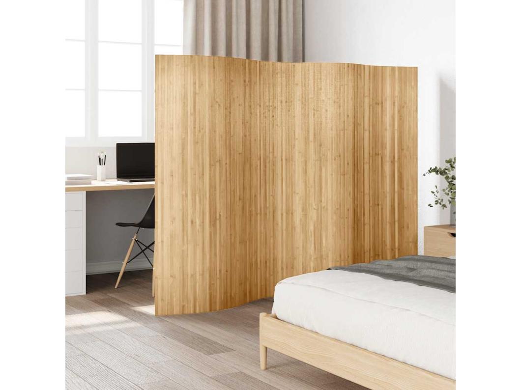Bamboe scheidingswand 250 x 165 cm Naturel