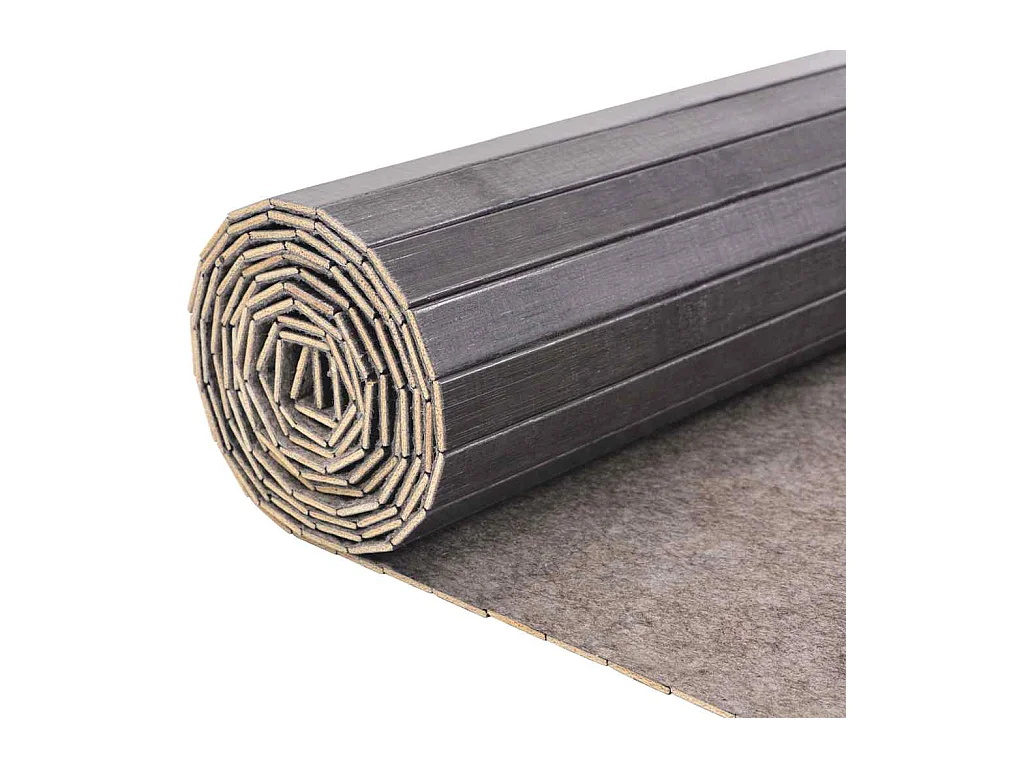 Parete divisoria in bambù grigio 250 x 165 cm