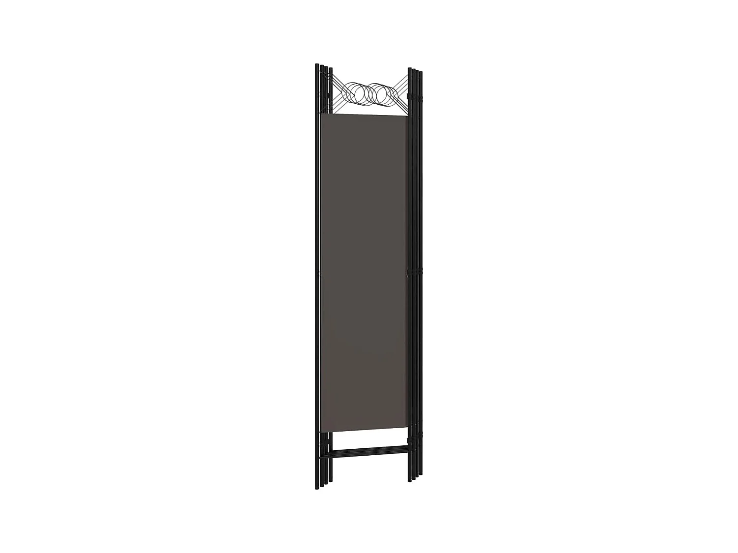 Parete divisoria antracite a 4 pannelli 160 x 180 cm