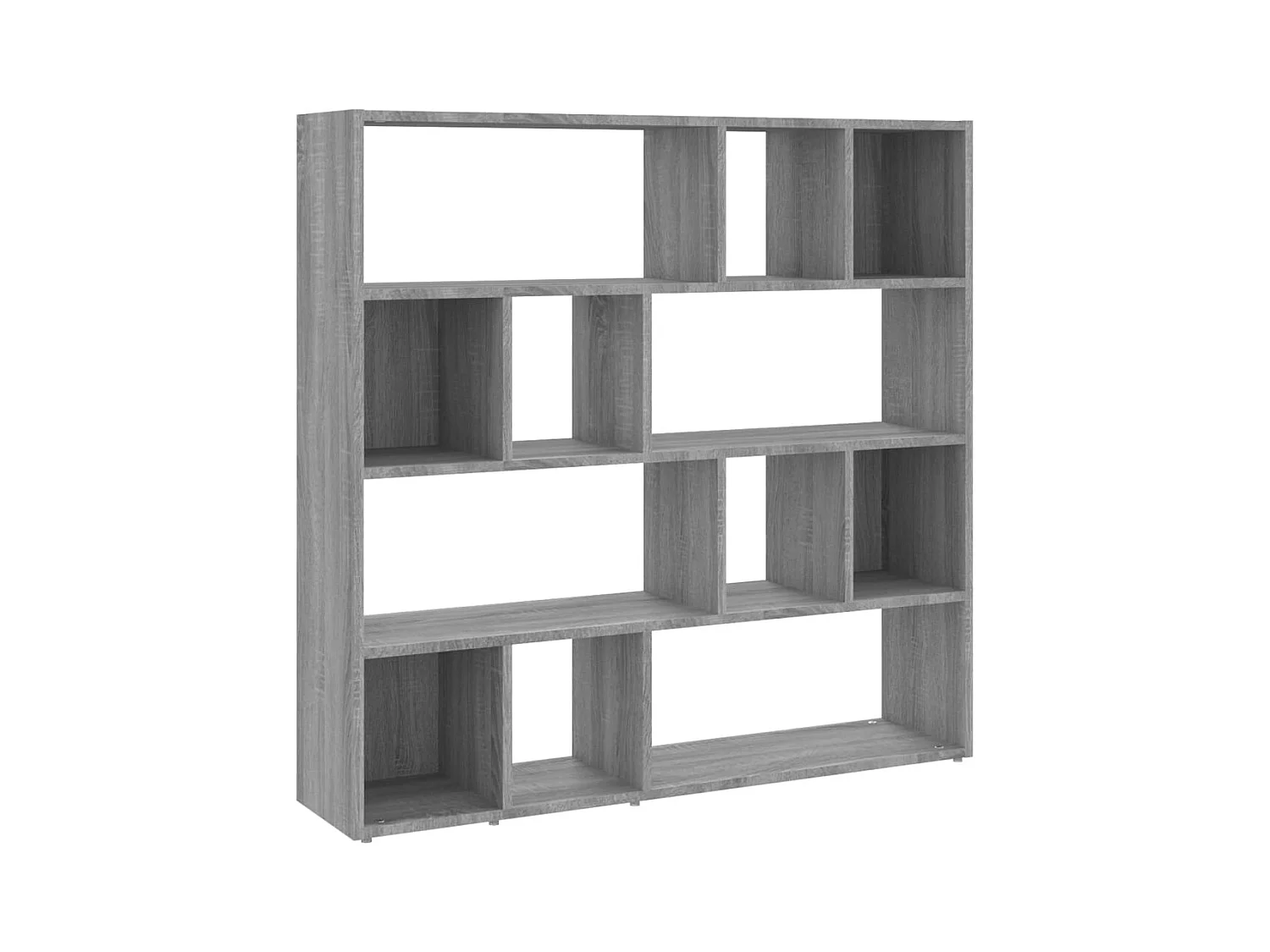 Libreria/divisorio grigio Sonoma 105x24x102 cm