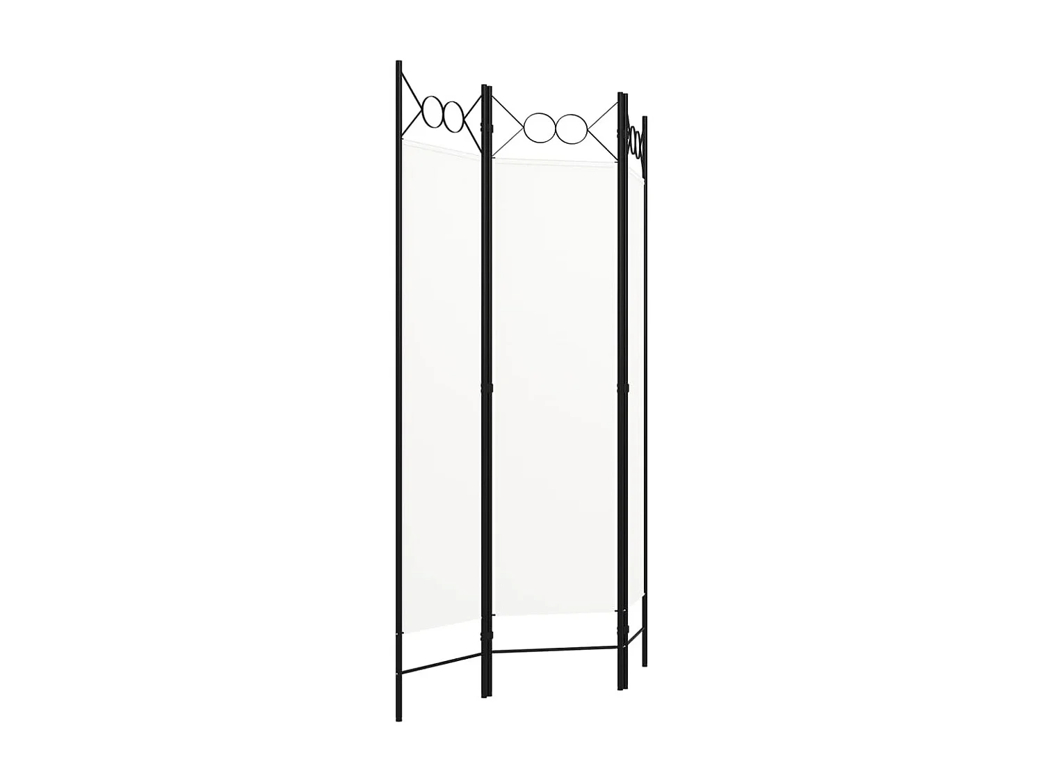 Parete divisoria bianca a 3 pannelli 120x180 cm