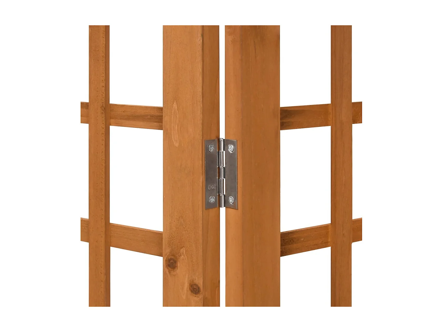 Parete divisoria/traliccio a 3 pannelli in legno massello di abete