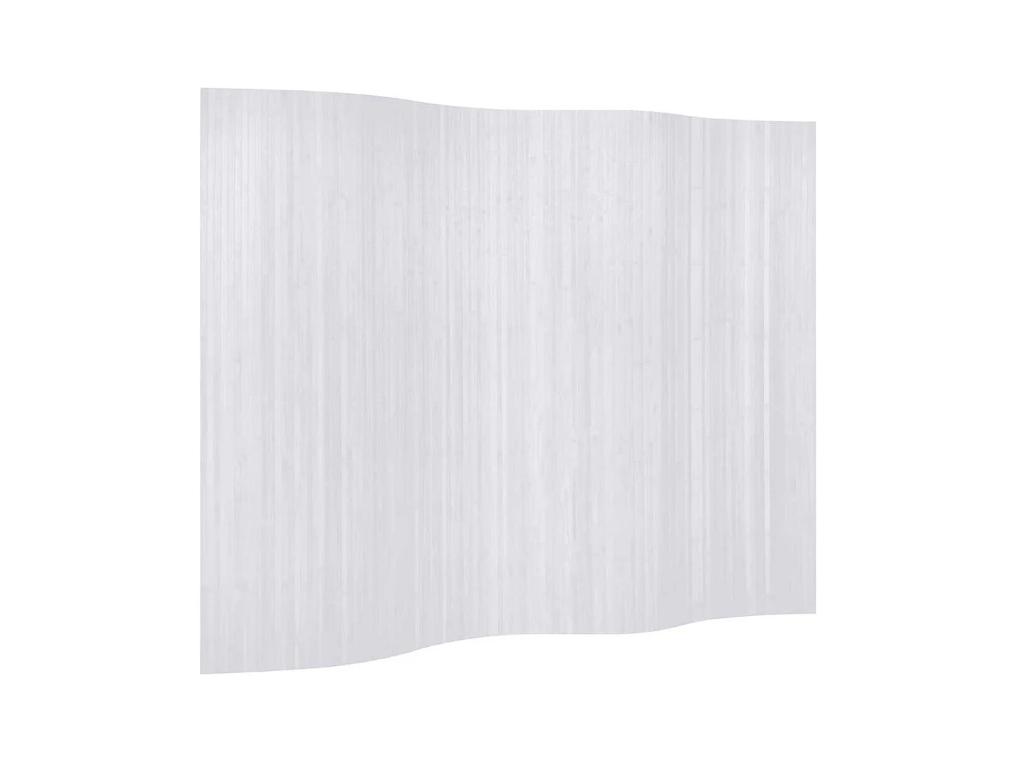 Witte bamboe scheidingswand 250 x 165 cm